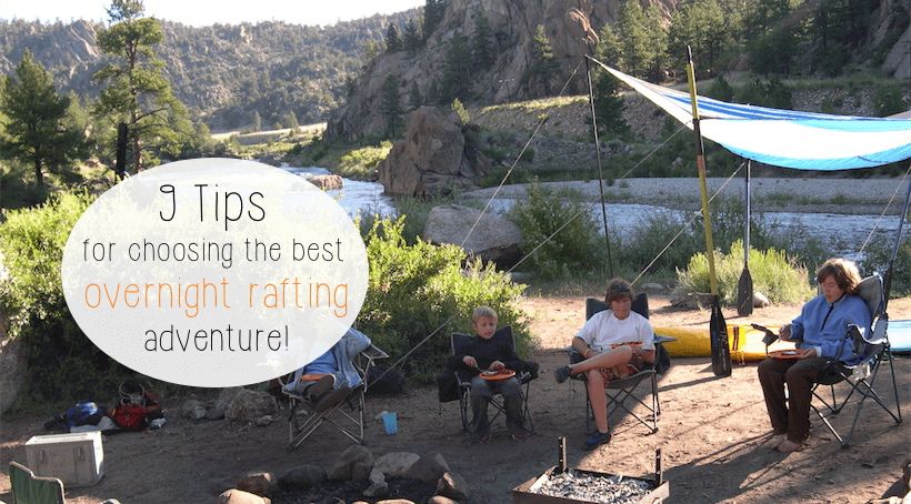 overnight rafting tips