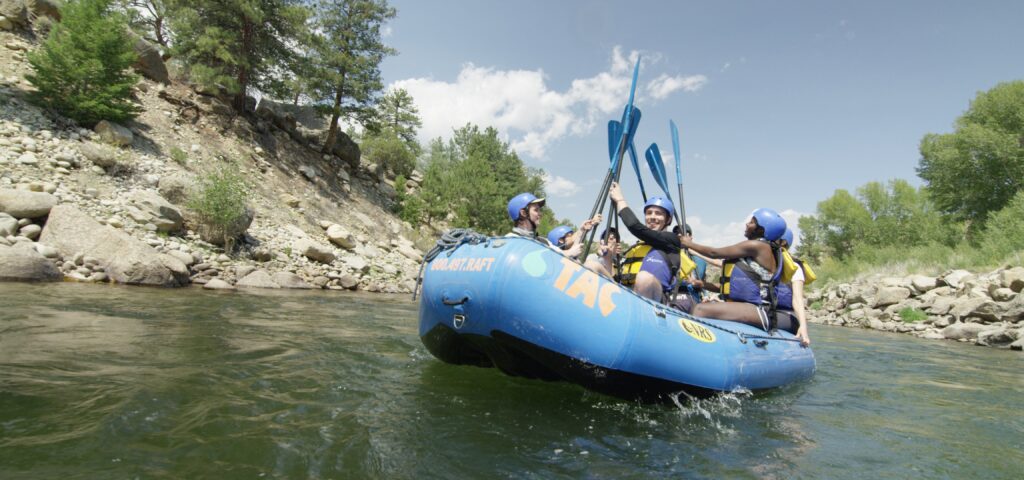 The Adventure Company whitewater rafting browns canyon