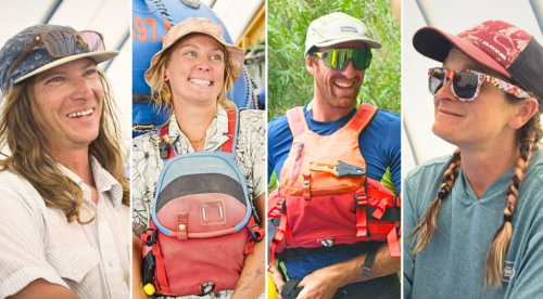 collage of colorado raft guides
