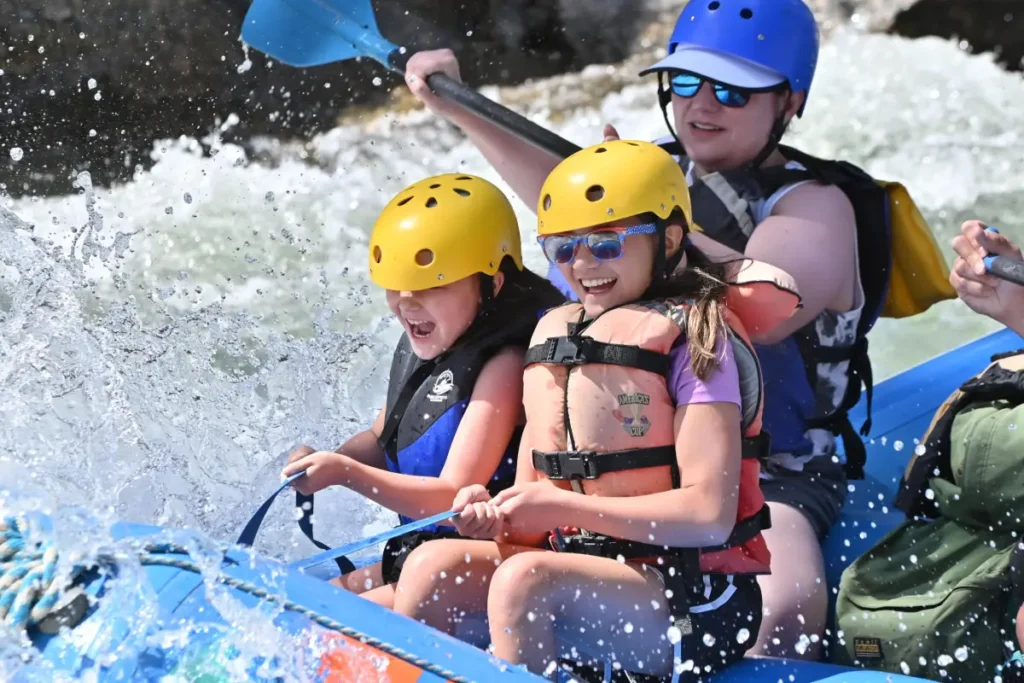 family whitwater rafting in Buena Vista