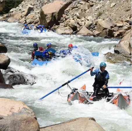 pine creek advanced whitewater rafting breckenridge colorado