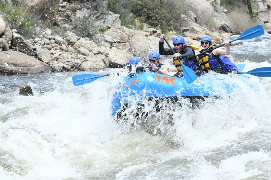 the adventure company browns canyon rafting breckenridge colorado whitewater